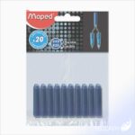 CARTUCHO MAPED TINTA AZUL X20