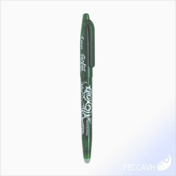 Esfero FRIXION borrable verde