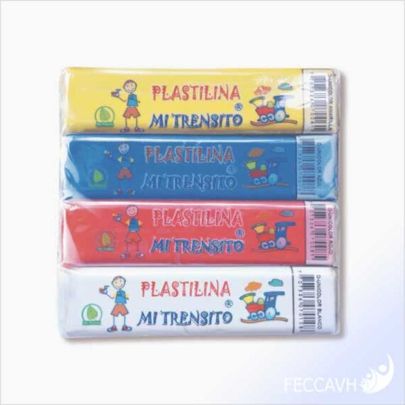 PLASTILINA BARRA TRENSITO COLORES SURTIDOS