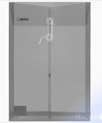 Sobre plástico MAE vertical humo