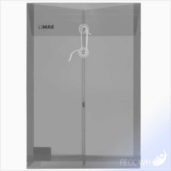 Sobre plástico MAE vertical humo