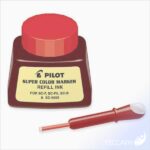 TINTA PILOT MARCADOR ROJA