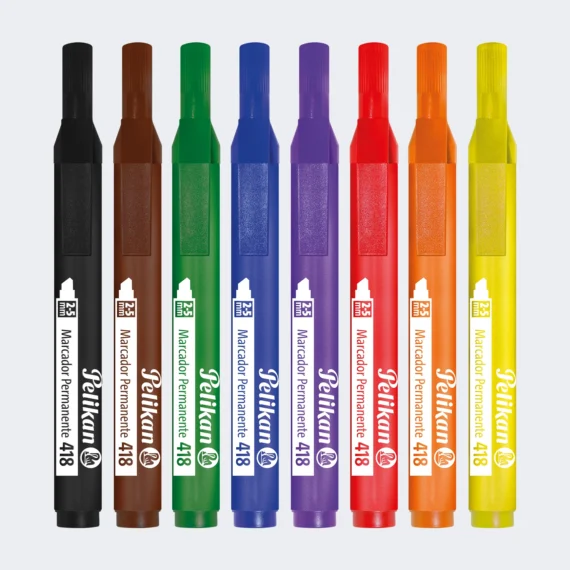 MARCADOR PERMANENTE 418 PELIKAN COLORES