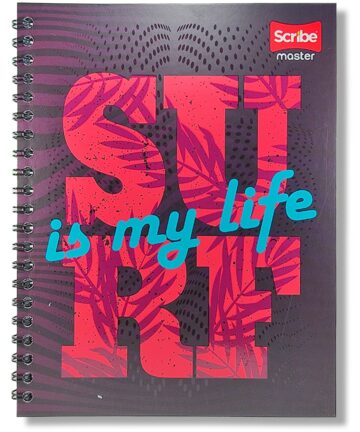 CUADERNO GRANDE ARGOLLA RAYAS NIÑO